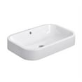 thumbnail image 2 of Duravit 2314600000 Happy D.2 23-5/8" Rectangular Ceramic Vessel Bathroom Sink - White, 2 of 2