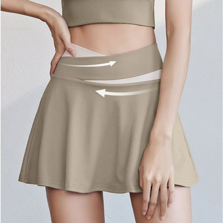 Women Golf Skort Tennis Skirt with Pockets Shorts High Waisted Pleated Mini  Skirt Athletic Workout Skorts Skirts