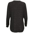 thumbnail image 3 of Women's  Black Iowa Hawkeyes Oversized Cuddle Raglan Tri-Blend Pullover Sweatshirt, 3 of 3