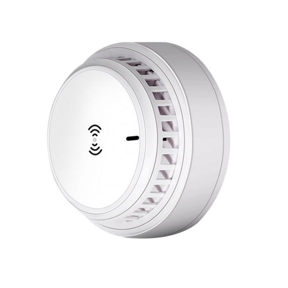 Photoelectric Smoke Alarm Detector, Home Fire Safety Sensor Alert, 3V AA Battery Operated, No Wiring Required