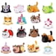 thumbnail image 1 of Lindo juguete de peluche de gato en forma de donut, juguete de peluche de gato kawaii, adecuado para regalo de cumpleaños de Navidad para niños, 25 cm, R, gato diablo, 1 of 2