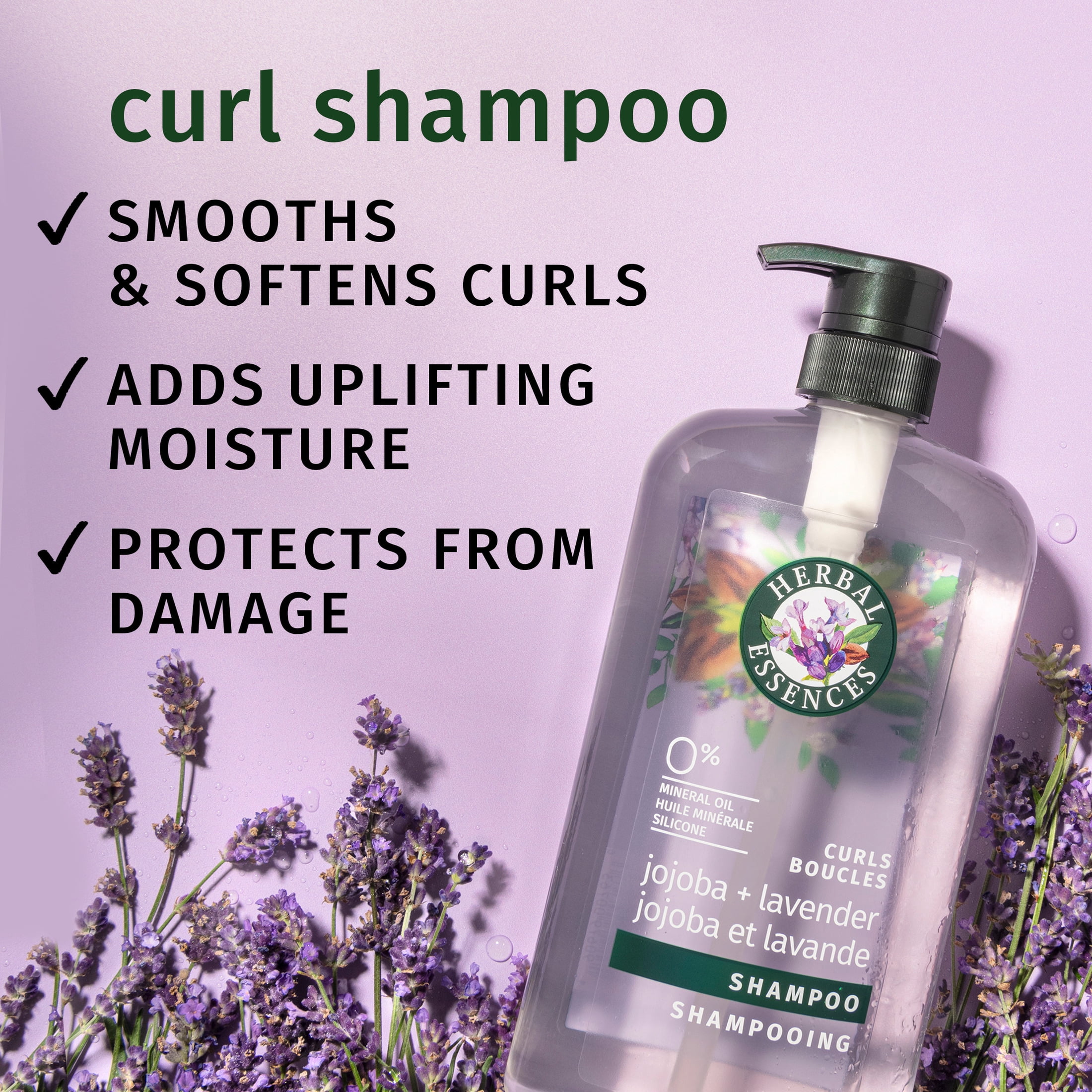 Herbal Essences Jojoba Oil and Lavender Curls Shampoo, 29.2 fl oz