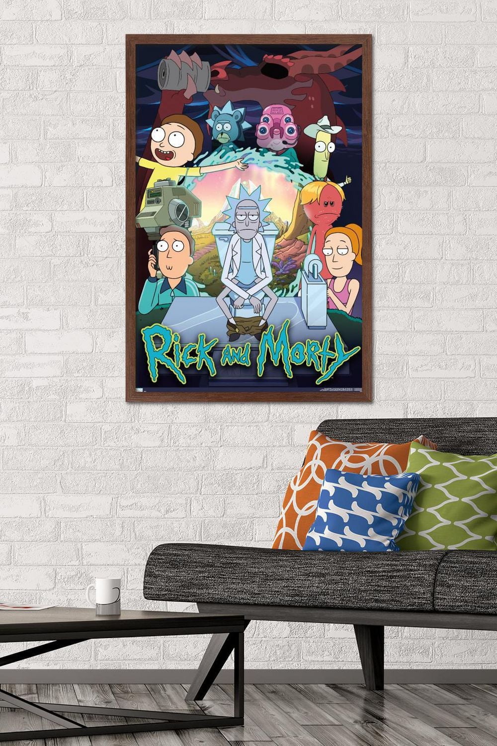 Rick And Morty - Season 4 Group Wall Poster, 14.725" x 22.375"