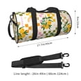 thumbnail image 4 of Haiem Fruit Pattern Gym Bag for Women Men, Waterproof Travel Duffel Bags, Personal Item Travel Bag Weekender Bag with Shoes Compartment & Wet Pocket, 4 of 8