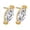 White, variant on Ladies Cubic Zirconia Earrings Versatile Casual Elegant Minimalist Sparkling Jewelry For Everyday Wear Exquisite Design Fashion Small Stud Earrings for Women compatible with Macrame Earrings Earrings