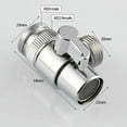 thumbnail image 4 of Faucet Manifold-Universal Shower Manifold-Diverter Valve Replacement Parts Shower Adapter-Faucet Valve-For Sink Bathroom Kitchen，, 4 of 5