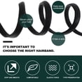 thumbnail image 2 of SHISUYAN 1pc Creative PU Leather Hair Ties Adjustable Hair-Wire Ponytail Hair Ropes, 2 of 8