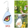thumbnail image 4 of 5 Pieces Horror Eye Reflective Bird Accessories Decoration Deterrent Hanging Devices Artifact for Warehouse Windows Garden Home, 4 of 8