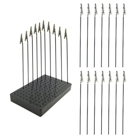 

1 Set Airbrush Hobby Craft Painting Model Color Clip Base Stand Holder Coloring Clips