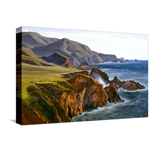 Art.com Big Sur Stretched Canvas Print Wall Art by Ray Strong, 18" x 12"