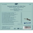 thumbnail image 2 of Abt / Taipei Male Choir / Engels-Benz / Bernius - Romantic Moments for Male Choir - Music & Performance - CD, 2 of 2