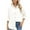 White, variant on Utoimkio Women's Button Down Solid Color Shirts Classic Fit Long Sleeve Collared Tops Work Office Blouses for Women
