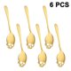 thumbnail image 1 of Juego de 6 cucharas, cuchara para revolver café y té de acero inoxidable 304, cucharas de té de diseño elegante, cuchara de café con forma de calavera, cuchara de hueso para postre, vajilla, 1 of 8