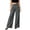 Grey, variant on Women's High Waist Wide Leg Dress Pants, Business Casual Work Slacks, Elegant Linen Pants Women Grey XL