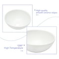 thumbnail image 3 of 13"×13" White Ceramic Circular Vessel Bathroom Sink, 3 of 7