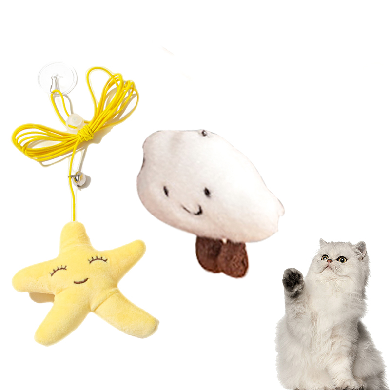 Feelers Cat Feather Toys, Interactive Cat Toys for Indoor Cats, Hanging