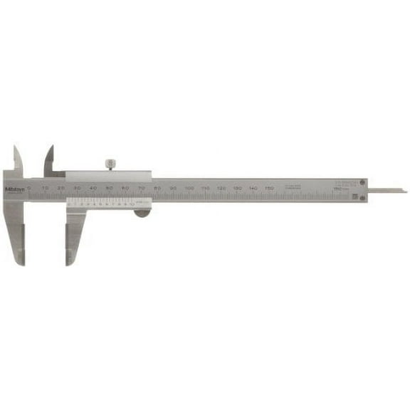 0 - 150mm/0 - 6" X 0.05mm and 1/128" Vernier Caliper, Lot of 1