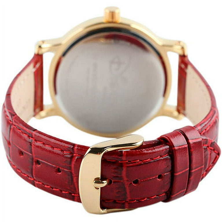 Mickey Mouse Women's Shinny Gold Vintage Articulating Alloy Case