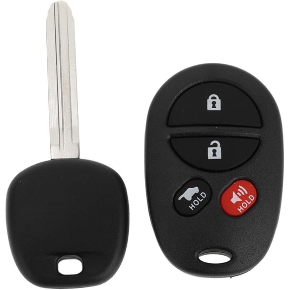 X AUTOHAUX 315MHz GQ43VT20T Keyless Entry Remote Ignition Key Fob for Toyota Sienna 2011-2015 for Toyota Sequoia 2011-2015 G Chip 4 Buttons