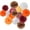 Coffee Wine Red Light Orange Dark Orange White, variant on NestE-Purple White-Gold Party-Decorations Paper Flowers Lanterns - 15PCS Graduation Lavender Tissue Pom Poms Streamers,Wedding Birthday Bachelorette Baby Shower Classroom Hanging Supplies Decor