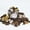 Brown, variant on Baby Hair Ties, Bloom Toddler Hair Ties No Damage, Age 0-8,Ponytail Holder for Little Girls Hair Accessories, Elastic Thin Soft Hair Bands No Crease, Mini Hair Scrunchies