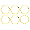 thumbnail image 4 of Hexagon Agile Circle,6Pcs Hexagon Agile Ring Football Training Circle Training Agile Set Time-Tested Durability, 4 of 8