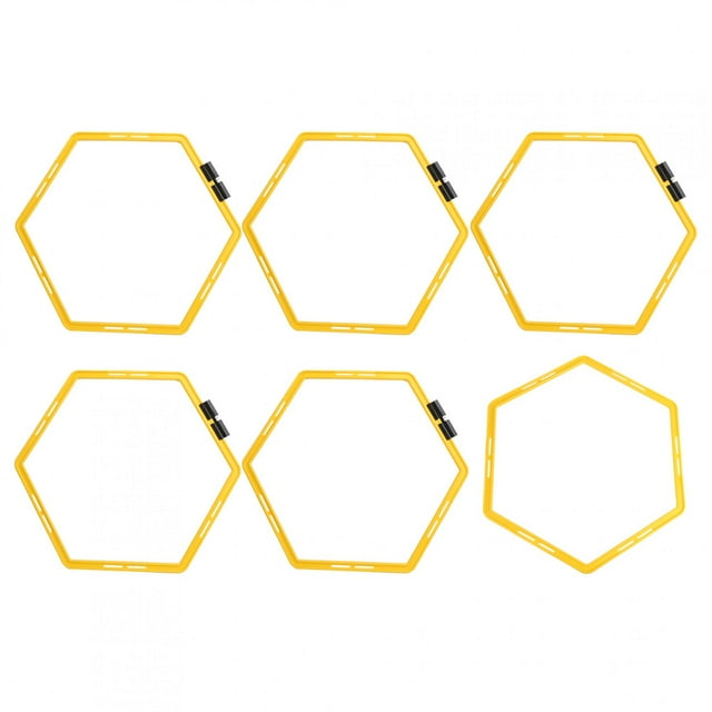 Training Agile Set Bright Color Training Circle, 6PCS Agile Circle, Football Equipment For Sports