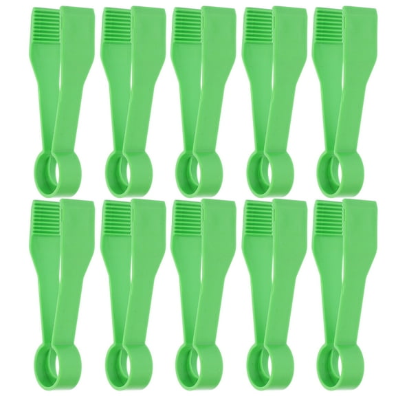 ifundom kids craft forcep Plastic Tweezers Toy Green Insect Catching Outdoor Adventure 10Pcs