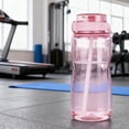 thumbnail image 3 of Botella De Agua Para Deportes Al Aire, Botella De Agua De Plástico Para Fitness, Hervidor De Capacidad Extra Grande Con Marcador De Tiempo De Pajita Doble, 3 of 7