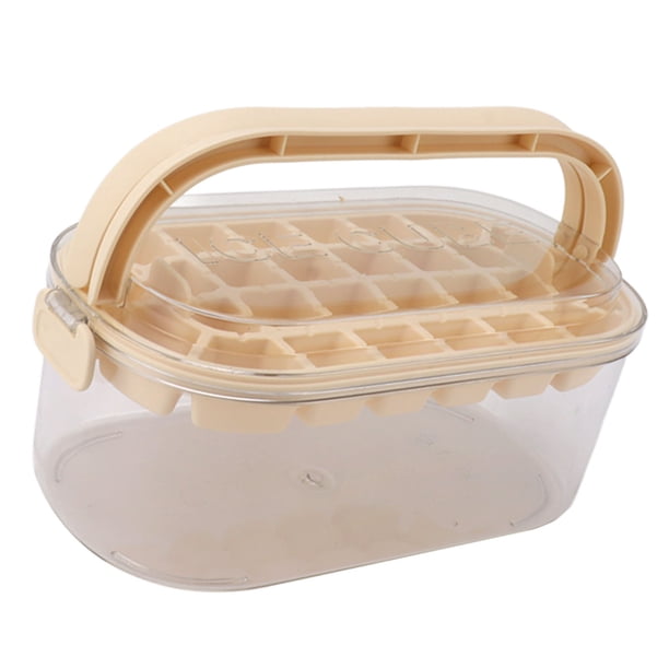 Bandeja de Cubitos de Hielo Molde de Cubitos de Hielo de 28 Cavidades con Tapa y Cubo Molde de Cubitos de Hielo Colorido de Gran Capacidad para Congelador Cóctel Whisky Anggrek Otros