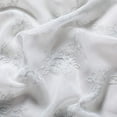 thumbnail image 4 of Shady Rest Claire 52" x 84" Classic Embroidery Grommet Header Semi Sheer Panel White Multiple Sizes, 4 of 5