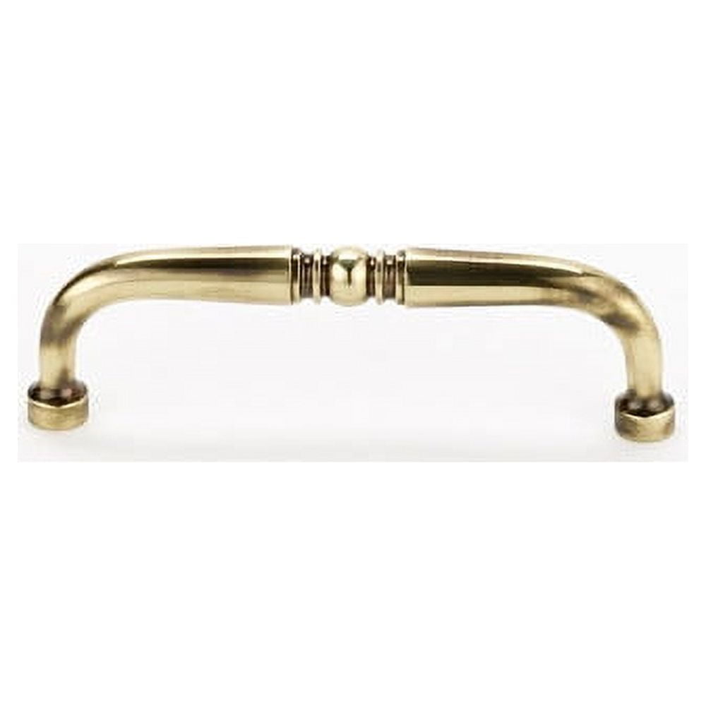 Traditional 4" Center Appliance Pull, Polished Brass