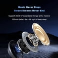 thumbnail image 6 of Under Pillow Bone Conduction Speaker for Sleeping, Bluetooth 5.4 White Noise Machine with Timer | Wireless Mini Sound Box Supports TF Card, Side Sleeper (Blue), 6 of 9