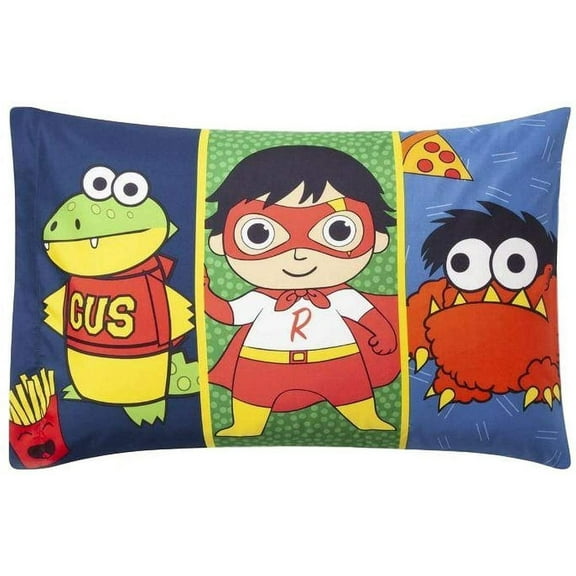 Ryans World Kids Reversible Pillowcase