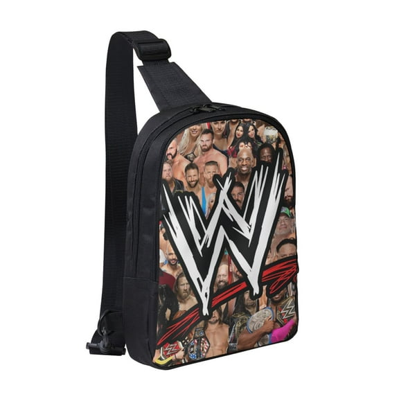 WWE Sling Bag For Women Men Fashion Backpack Crossbody Shoulder Bag Chest Bag Travel Hiking Casual Sport Daypack