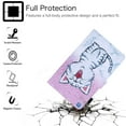 thumbnail image 3 of SM-T220/SM-T225 Case and Cover with Pen Slot, Galaxy Tab A7 Lite 8.7" Case 2021, Allytech Cute PU Leather Multi-Angle Viewing Stand Full Body Protective Wallet Card Pocket Case, Smile Cat, 3 of 6