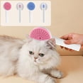 thumbnail image 1 of Sentmoon Dog Comb Dog Brush Pet Grooming Brush for Cats and Dogs Removes Loose Hair Provides Massage Features One-button Selfs-cleaning and Is Suitable for Both Wet and Dry Use, 1 of 9