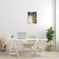 thumbnail image 2 of Outdoor Town Cafe Seats Town & City Photograph White Framed Art Print Wall Art, 2 of 7