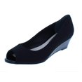 thumbnail image 2 of Alfani Womens Cami2 Fabric Peep Toe Wedge Pumps, 2 of 2
