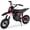 Black, variant on Electric Dirt Bike for kids, 350W Motor 15MPH Top Speed, 6.8Miles Range 36V 4Ah Battery, 12*2.75 Inch Inflatable Tires, Rear Disc Brake For Road,Black