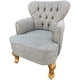 thumbnail image 1 of Sillon capitonado Vintage Dareka Wood 100% Artesanal Madera Pino Artesanía Nacional, 1 of 12