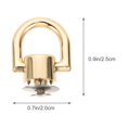 thumbnail image 2 of LABSERRON 5Pcs Bag Fasteners for Bag Making Buckle Golden Zinc Alloy for Travel and Daily Use, 2 of 8