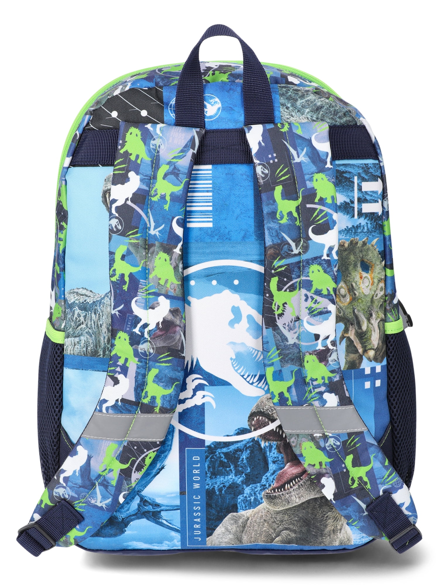 Universal Studio Jurassic Boy's 17" Backpack with Lunch Box, 2-Piece Set, Green