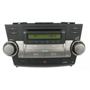 Restored 2008-10 Toyota Highlander OEM Radio AMFM CD mp3 Player 86120-0E230-C0 Face 51858 (Refurbished)