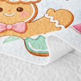 thumbnail image 5 of Manfei Cute Snowflake Twin Quilt Set,Christmas Happy Holiday Twin Coverlet Set,2-Piece,1 Bedspread and 1 Pillowcase, 5 of 7
