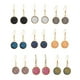 thumbnail image 4 of Minnieouse 1 par de pendientes colgantes chapados en Drusy, colgantes redondos, accesorios de joyería multicolor, regalos femeninos, decoraciones para Ropa, zapatos y accesorios Miscelánea Gris Minnieouse  AP009627-03B, 4 of 6