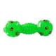 thumbnail image 2 of Juguetes para perros con forma de mancuerna punteada para perros Squeeze Squeaky Pet Chew Toy (verde) Likrtyny Oficina Multiescena Multifunción, 2 of 7