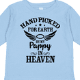 thumbnail image 4 of Inktastic Handpicked for Earth By My Pappy in Heaven with Angel Wings Boys or Girls Long Sleeve Toddler T-Shirt, 4 of 5