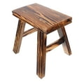 thumbnail image 4 of Raindrops Wood Stool for Home Use Crafted from Solid Wood Multi Color Compact Lightweight and 12.5 x 12.5 x 15 inches, 4 of 7