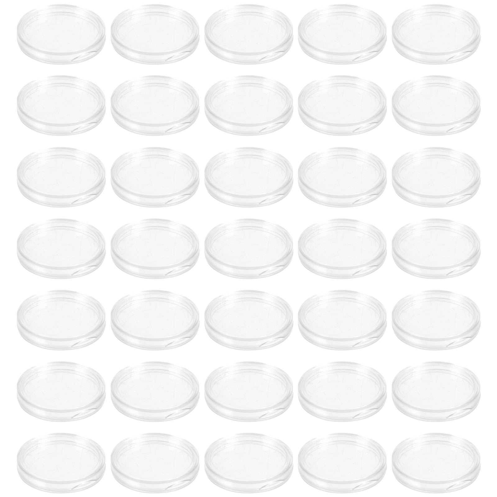 Coin Holder Case Capsules Collection Storage Box Holders Plastic Container Transparent Professional Round Dollar